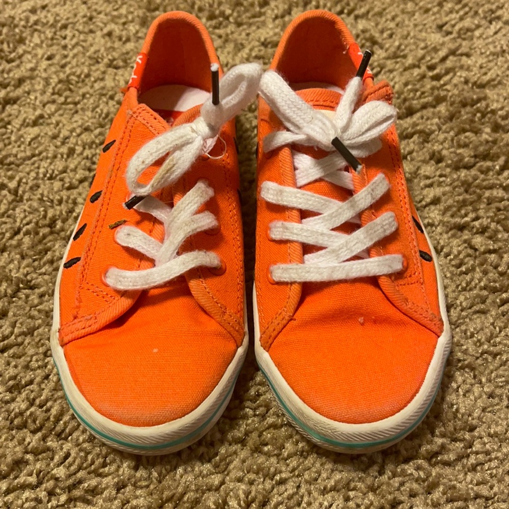 Toddler Watermelon Velcro Keds SIZE 9.5